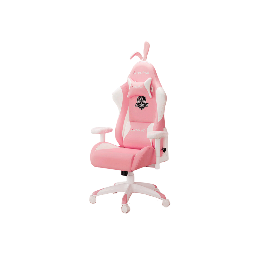 AutoFull Pink Bunny Gaming Chair