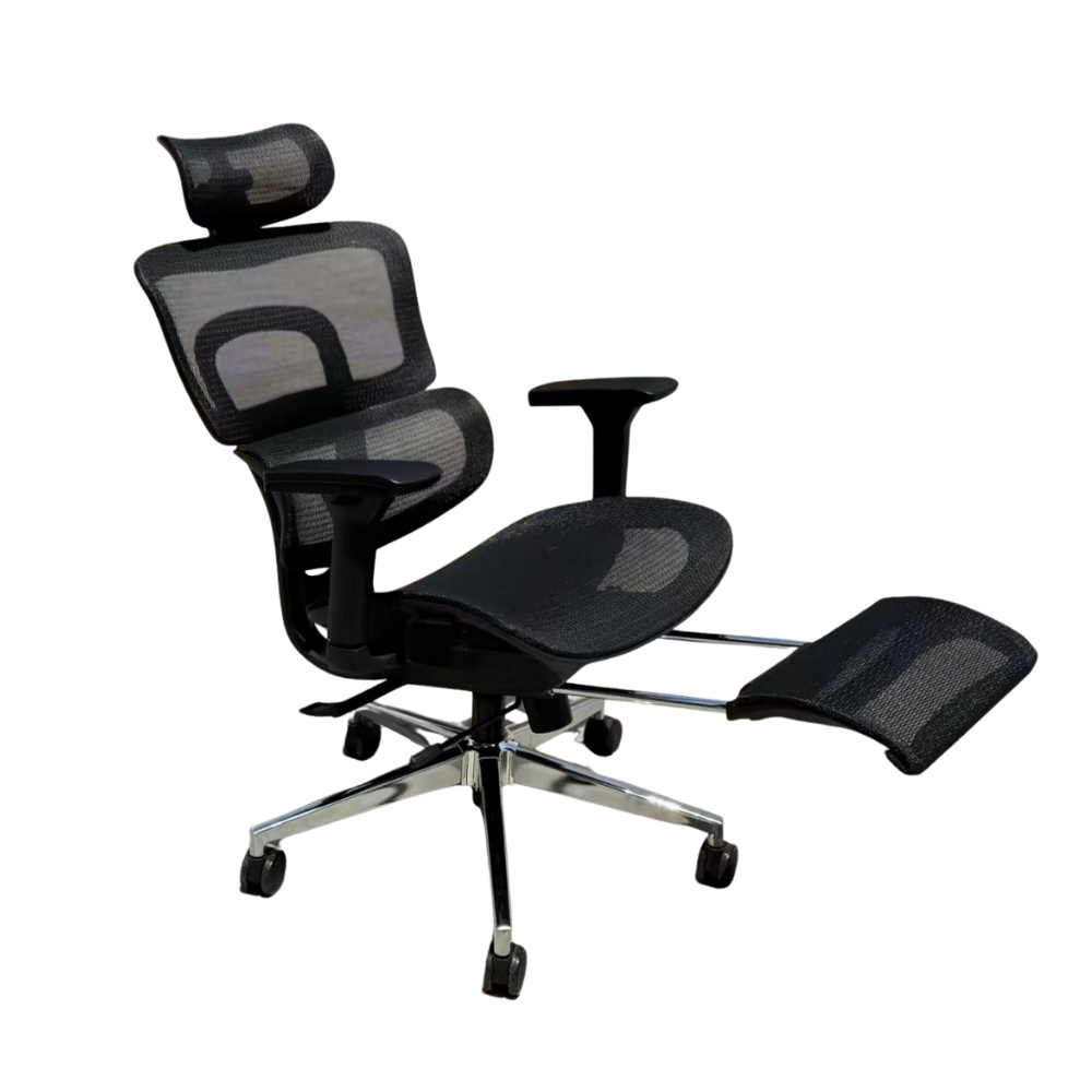 iCraft ErgoCraft Pro Ergonomic Gaming Chair With 4D Armrest & Lumbar support (Black)