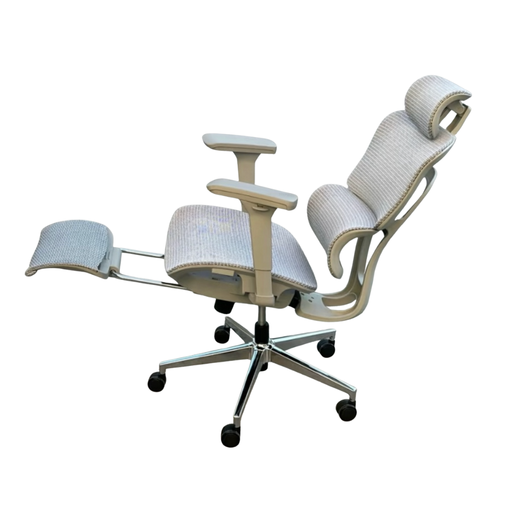 iCraft ErgoCraft Pro Ergonomic Gaming Chair With 4D Armrest & Lumbar support (Grey)