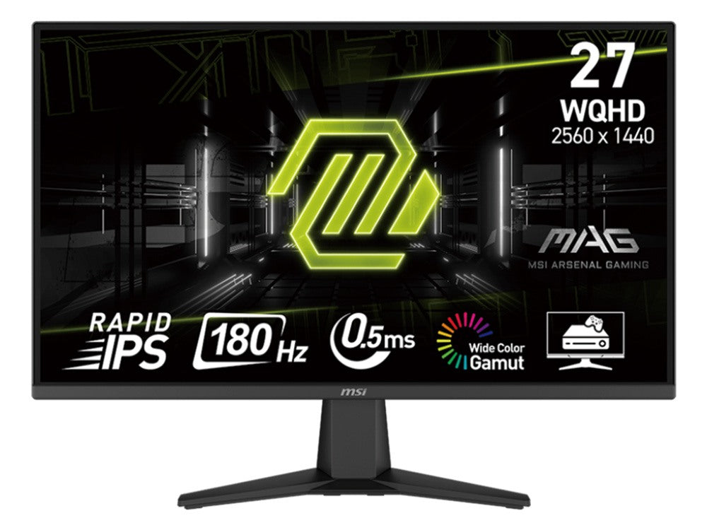 MSI MAG 275QF 27" WQHD Rapid IPS 180Hz 0.5ms Adaptive-Sync Gaming Monitor