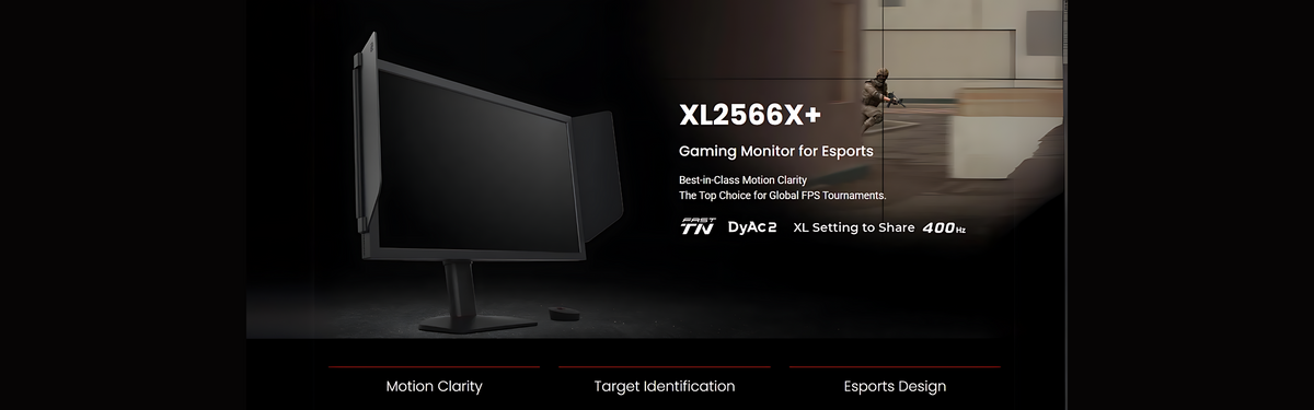 ZOWIE XL2566X+ New Fast TN 400Hz DyAc 2 Gaming Monitor for Esports Details