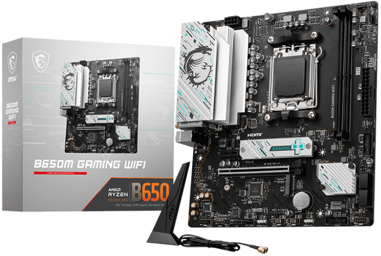 MSI B650M GAMING WIFI AM5 mATX Motherboard