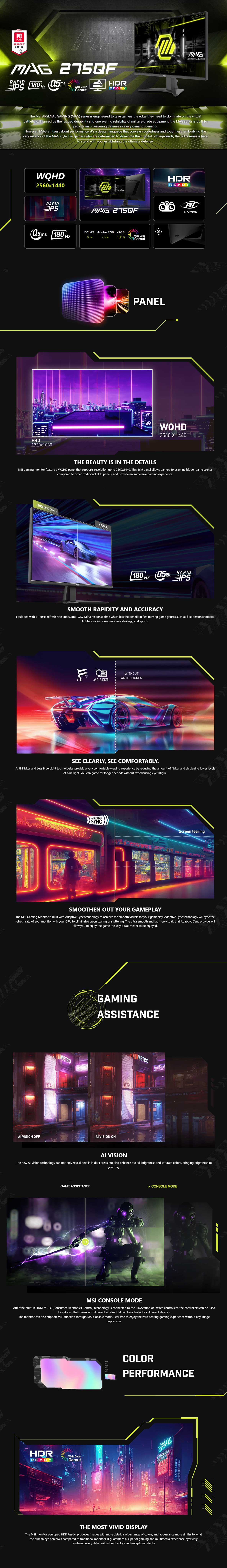 MSI MAG 275QF 27
