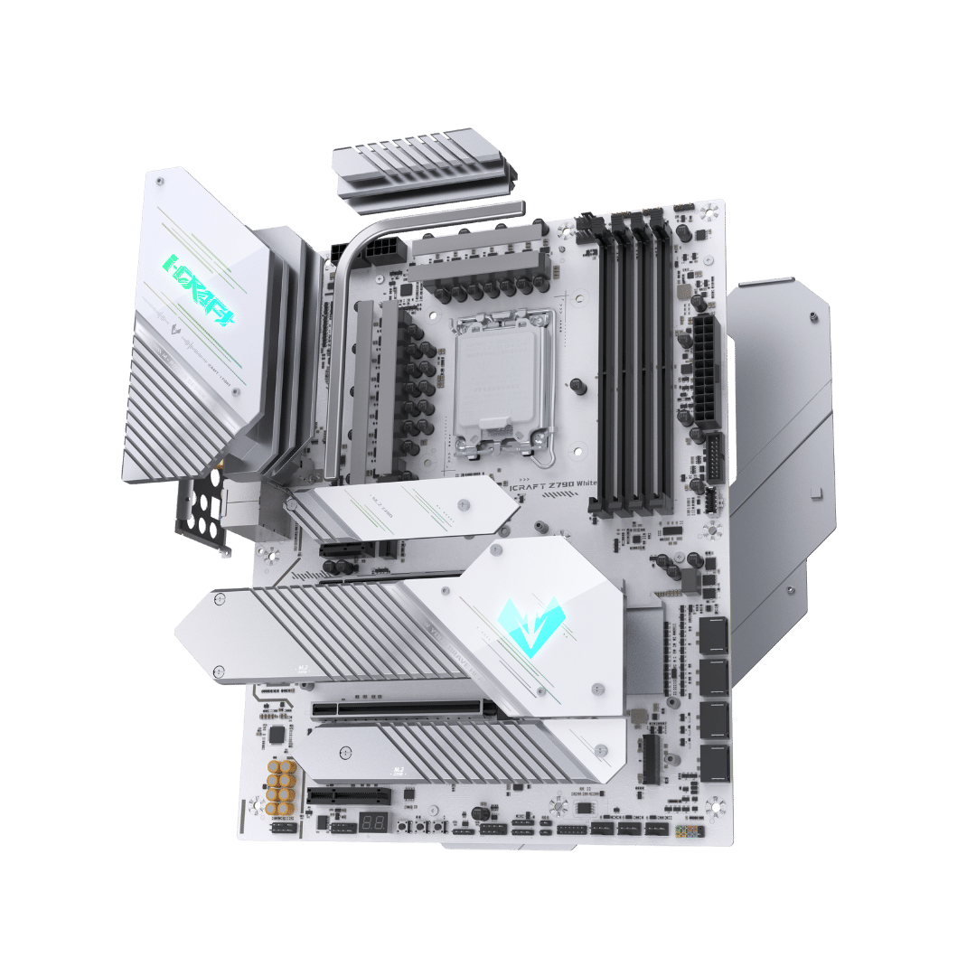 Maxsun iCraft Z790 White WiFi DDR5 LGA 1700 ATX Motherboard