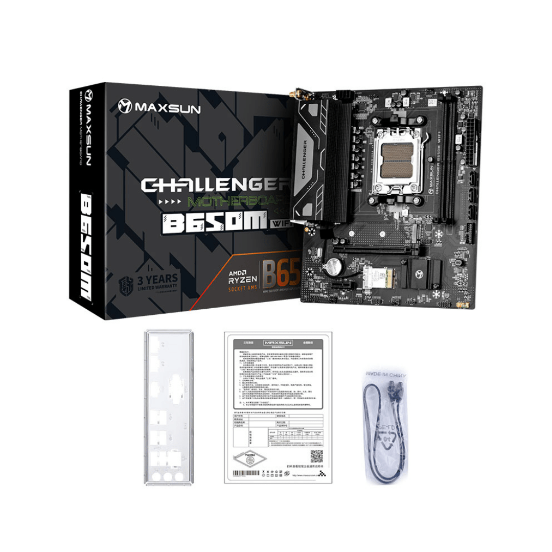 Maxsun Challenger B650M WiFi AM5 mATX Motherboard