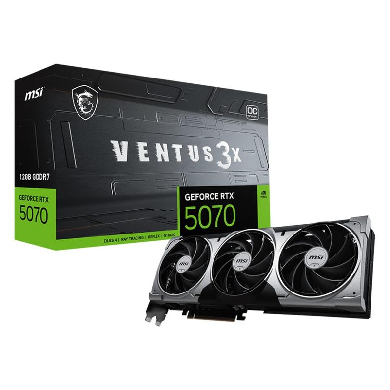 MSI GeForce RTX 5070 12G VENTUS 3X OC