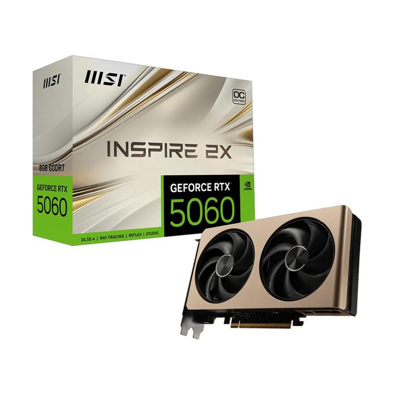 MSI GeForce RTX 5060 Inspire 2X OC GDDR7 8GB