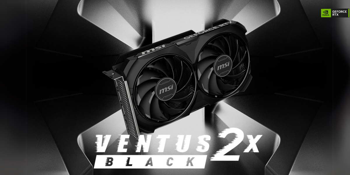 MSI GeForce RTX 4060 Ventus 2X Black 8G OC Graphics Card Details